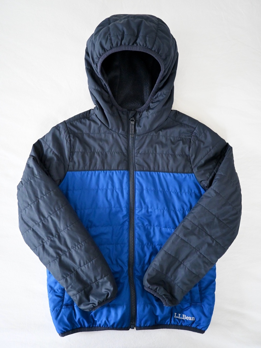 L.L. Bean Kids' Fleece Lined Insulated Jacket Regatta Blue (Size S 8)